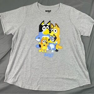 Women's Bluey Gray T-Shirt XL